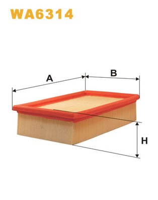 Повітряний фільтр   WA6314   WIX FILTERS