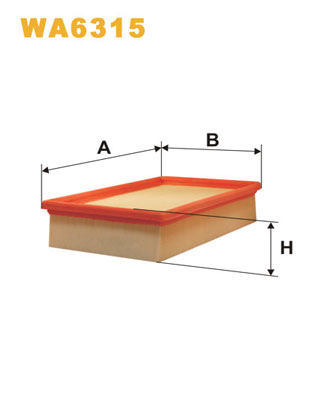 Повітряний фільтр   WA6315   WIX FILTERS