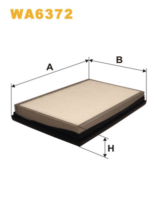 Воздушный фильтр   WA6372   WIX FILTERS