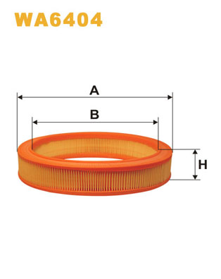 Повітряний фільтр   WA6404   WIX FILTERS