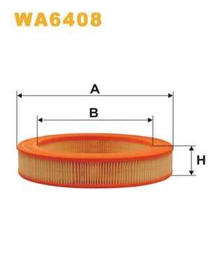 Повітряний фільтр   WA6408   WIX FILTERS