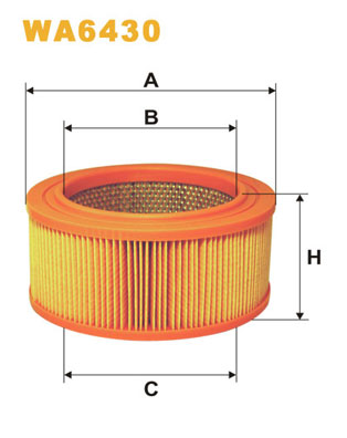 Повітряний фільтр   WA6430   WIX FILTERS