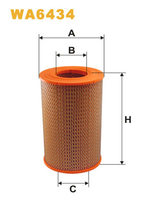 Повітряний фільтр   WA6434   WIX FILTERS