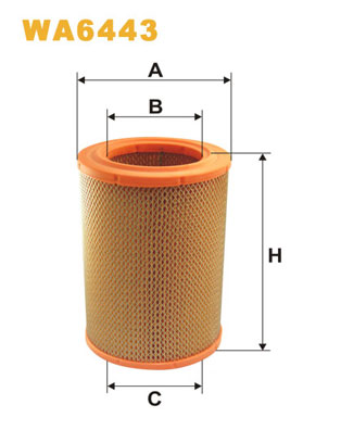 Воздушный фильтр   WA6443   WIX FILTERS