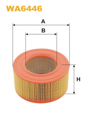 Повітряний фільтр   WA6446   WIX FILTERS