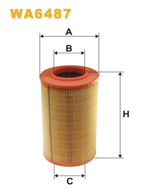 Повітряний фільтр   WA6487   WIX FILTERS