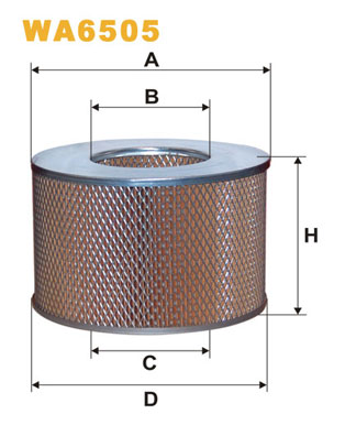 Повітряний фільтр   WA6505   WIX FILTERS