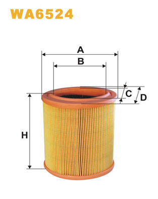 Повітряний фільтр   WA6524   WIX FILTERS