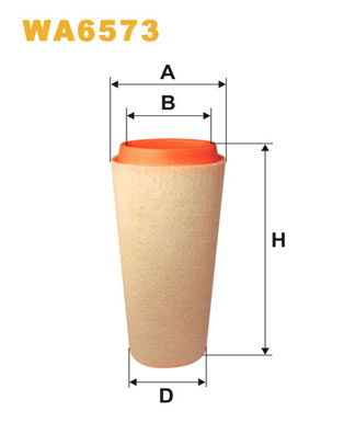 Воздушный фильтр   WA6573   WIX FILTERS