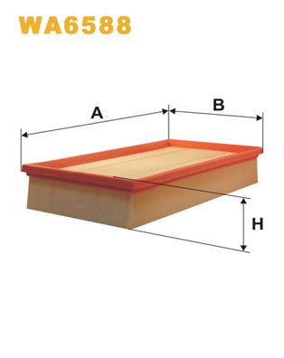 Повітряний фільтр   WA6588   WIX FILTERS