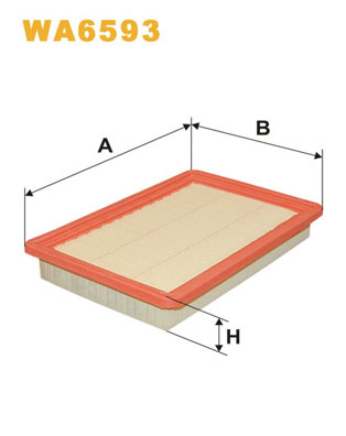 Повітряний фільтр   WA6593   WIX FILTERS