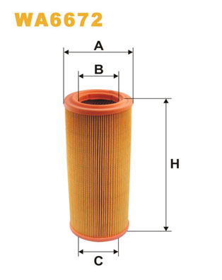 Повітряний фільтр   WA6672   WIX FILTERS