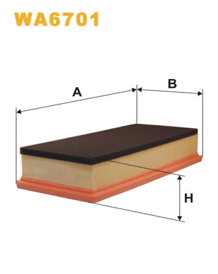Повітряний фільтр   WA6701   WIX FILTERS