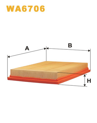 Повітряний фільтр   WA6706   WIX FILTERS