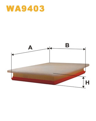 Повітряний фільтр   WA9403   WIX FILTERS