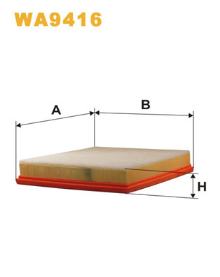 Повітряний фільтр   WA9416   WIX FILTERS