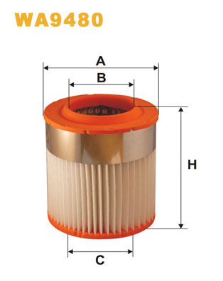 Повітряний фільтр   WA9480   WIX FILTERS