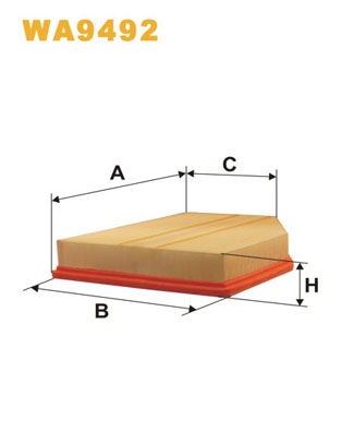 Повітряний фільтр   WA9492   WIX FILTERS