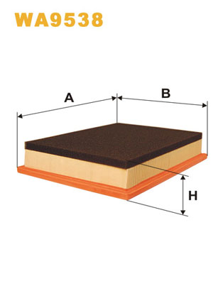 Повітряний фільтр   WA9538   WIX FILTERS