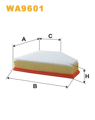 Воздушный фильтр   WA9601   WIX FILTERS
