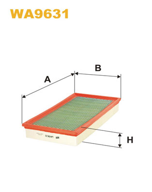Воздушный фильтр   WA9631   WIX FILTERS