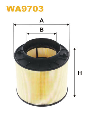 Воздушный фильтр   WA9703   WIX FILTERS