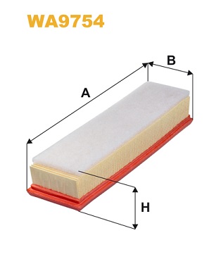 Воздушный фильтр   WA9754   WIX FILTERS