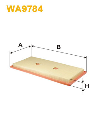 Воздушный фильтр   WA9784   WIX FILTERS