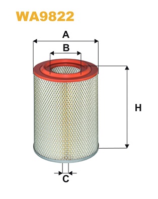 Повітряний фільтр   WA9822   WIX FILTERS