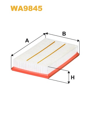 Воздушный фильтр   WA9845   WIX FILTERS