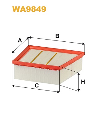 Воздушный фильтр   WA9849   WIX FILTERS