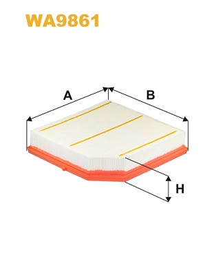 Воздушный фильтр   WA9861   WIX FILTERS