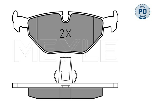 Комплект тормозных колодок, дисковый тормоз   025 216 9117/PD   MEYLE