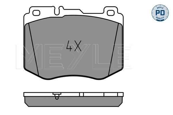 Комплект тормозных колодок, дисковый тормоз   025 220 4718/PD   MEYLE