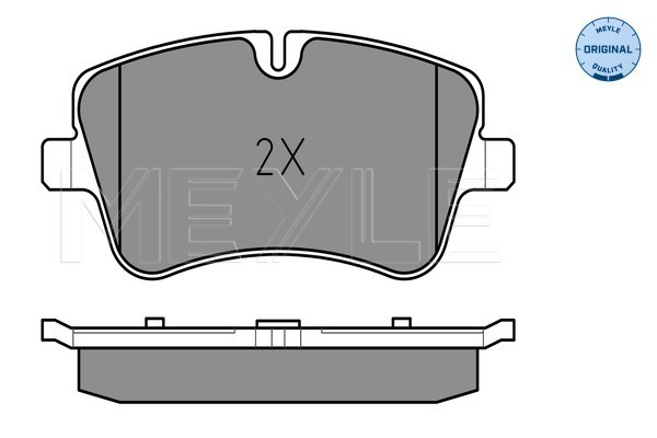 Комплект тормозных колодок, дисковый тормоз 025 231 4419 MEYLE #1