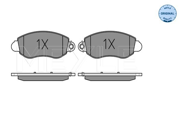 Комплект тормозных колодок, дисковый тормоз 025 235 7718/W MEYLE #1