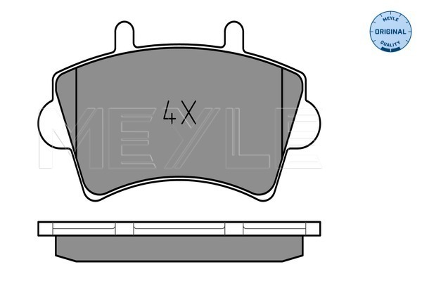 Комплект гальмівних накладок, дискове гальмо   025 236 1318   MEYLE