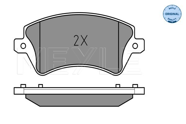 Комплект тормозных колодок, дисковый тормоз 025 237 6617/W MEYLE #1