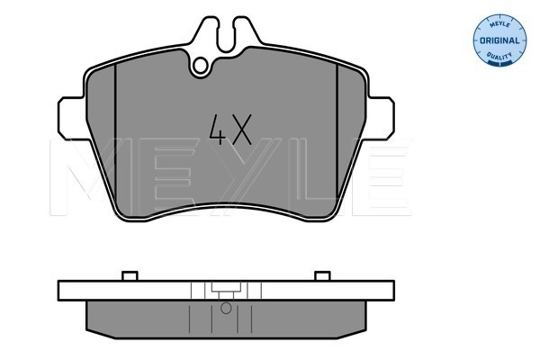 Комплект тормозных колодок, дисковый тормоз   025 240 7719   MEYLE
