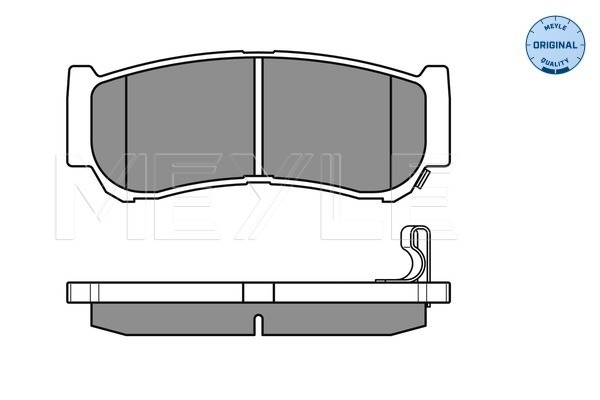 Комплект гальмівних накладок, дискове гальмо 025 244 8816/W MEYLE #2