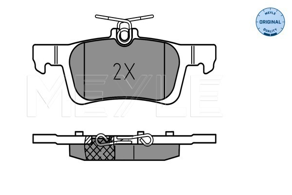 Комплект тормозных колодок, дисковый тормоз   025 258 4116   MEYLE