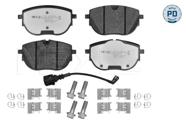 Комплект тормозных колодок, дисковый тормоз   025 262 6818/PD   MEYLE
